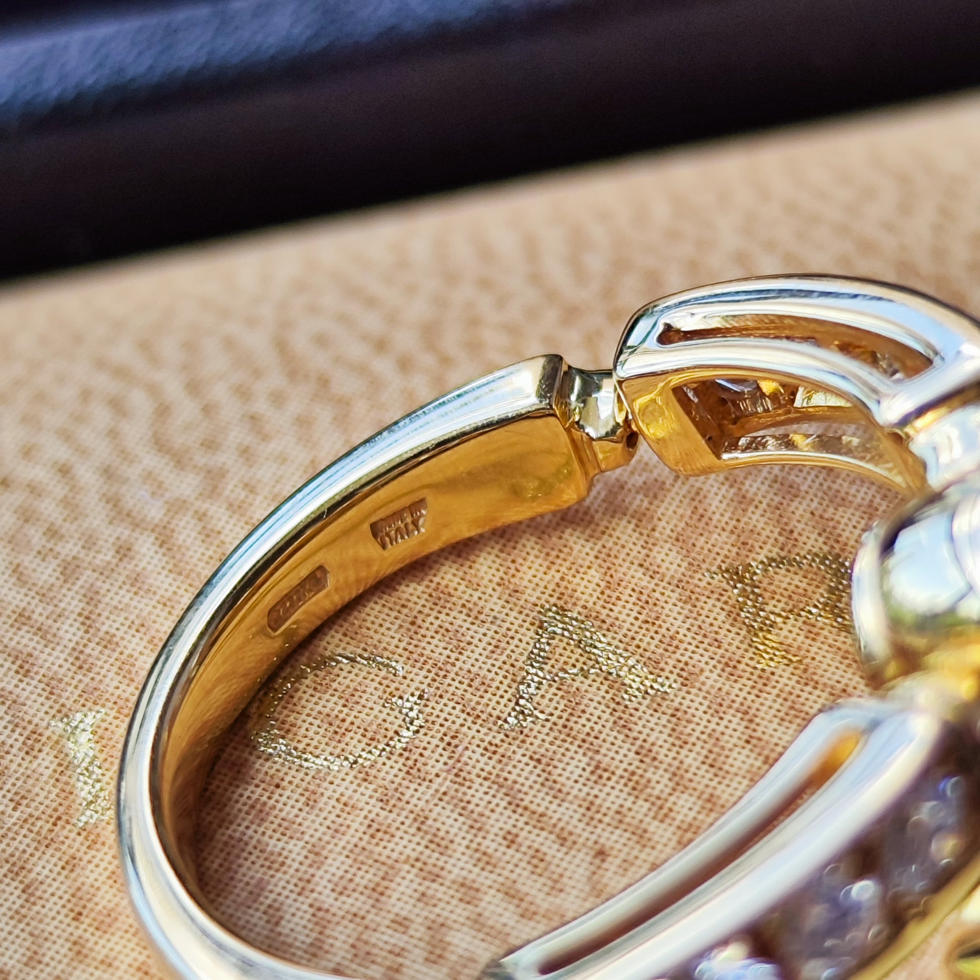 BVLGARI ブルガリ アルトラーレ ダイヤモンドリング 18金YG 10号