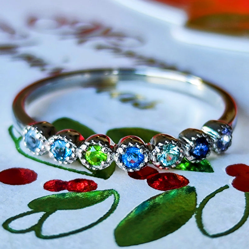 【ブルー系】マルチカラーリング