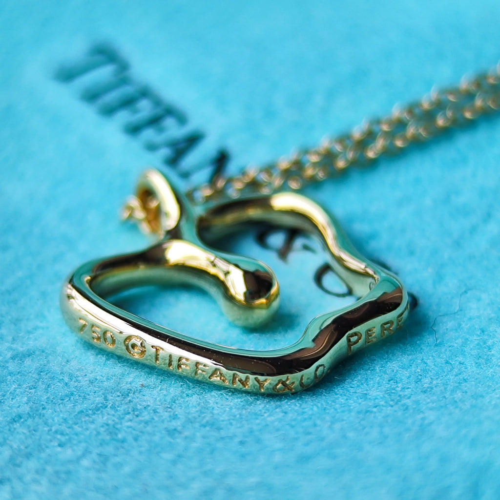 TIFFANY &Co ティファニー アップル ネックレス 18金YG