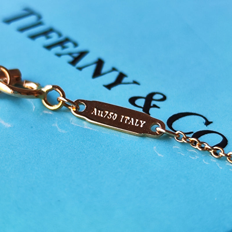 TIFFANY &Co ティファニー Tスマイル ミニ 18金PG ネックレス