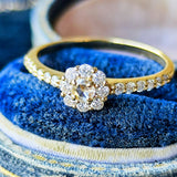 【ローズカット】天然ダイヤモンド 0.30ct 18金リング