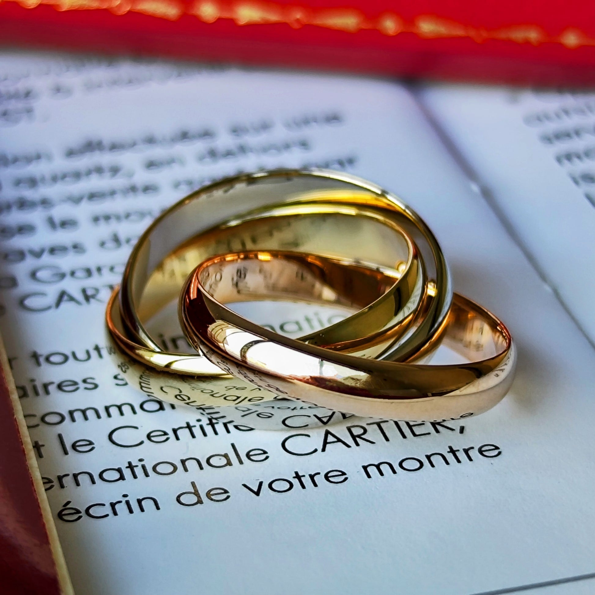 Cartier カルティエ トリニティリング 51