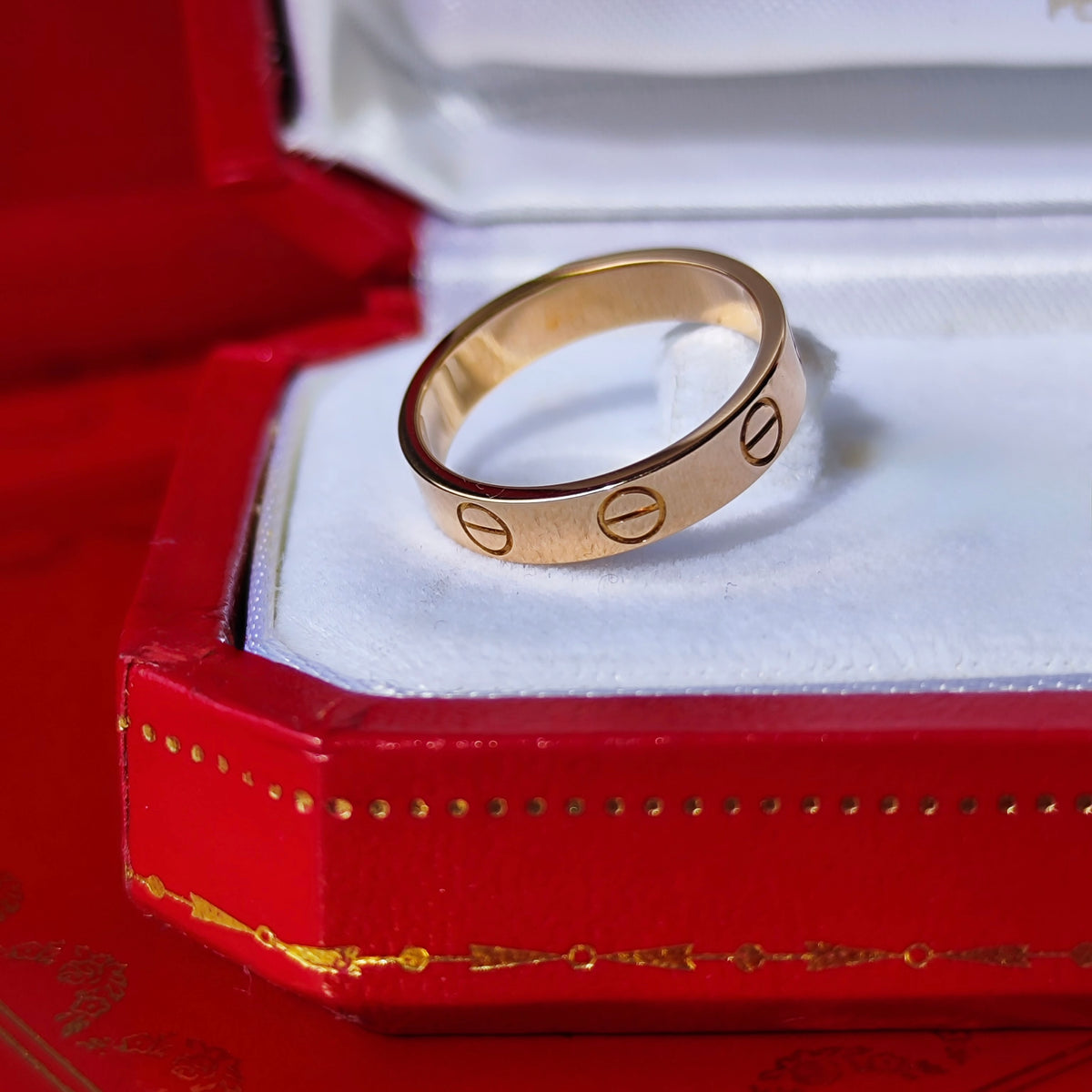 Cartier カルティエ ミニラブリング 18金PG 48