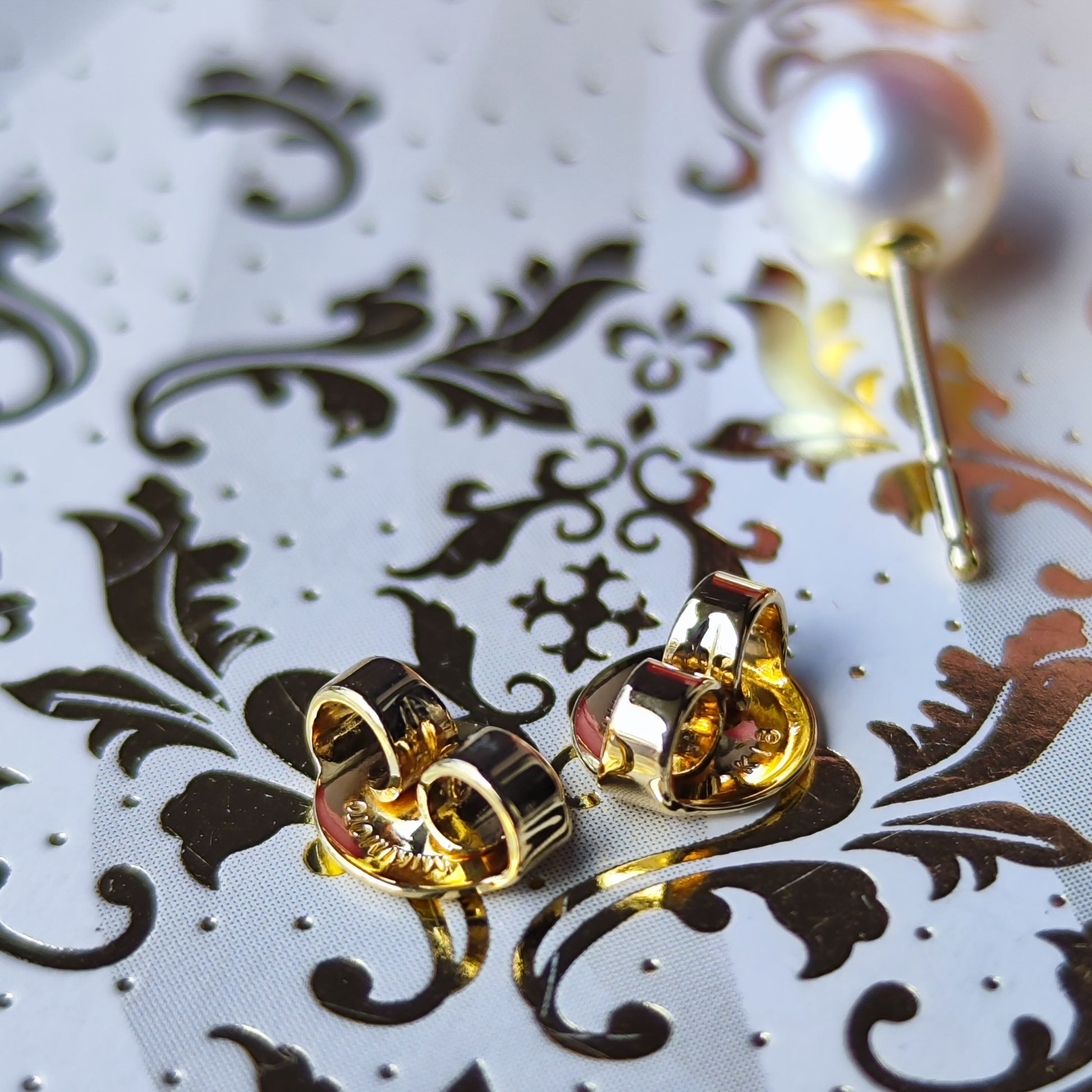 MIKIMOTO ミキモト あこや真珠 一粒ピアス