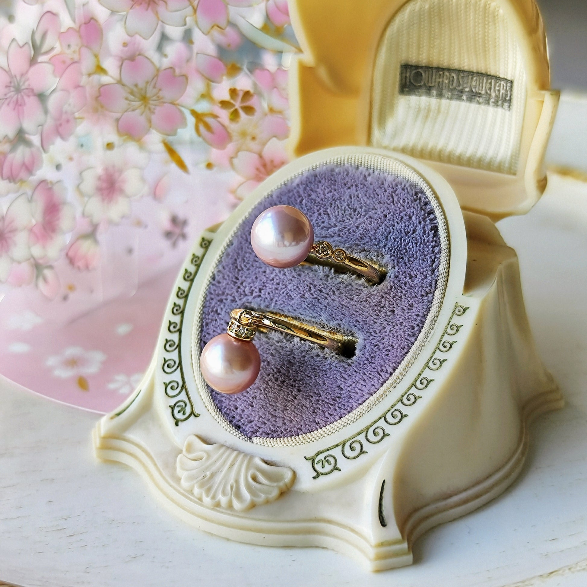 【さくらパール】花の宴 18金リング