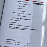 【再出品】天然パパラチアサファイア 天然ダイヤモンド リング