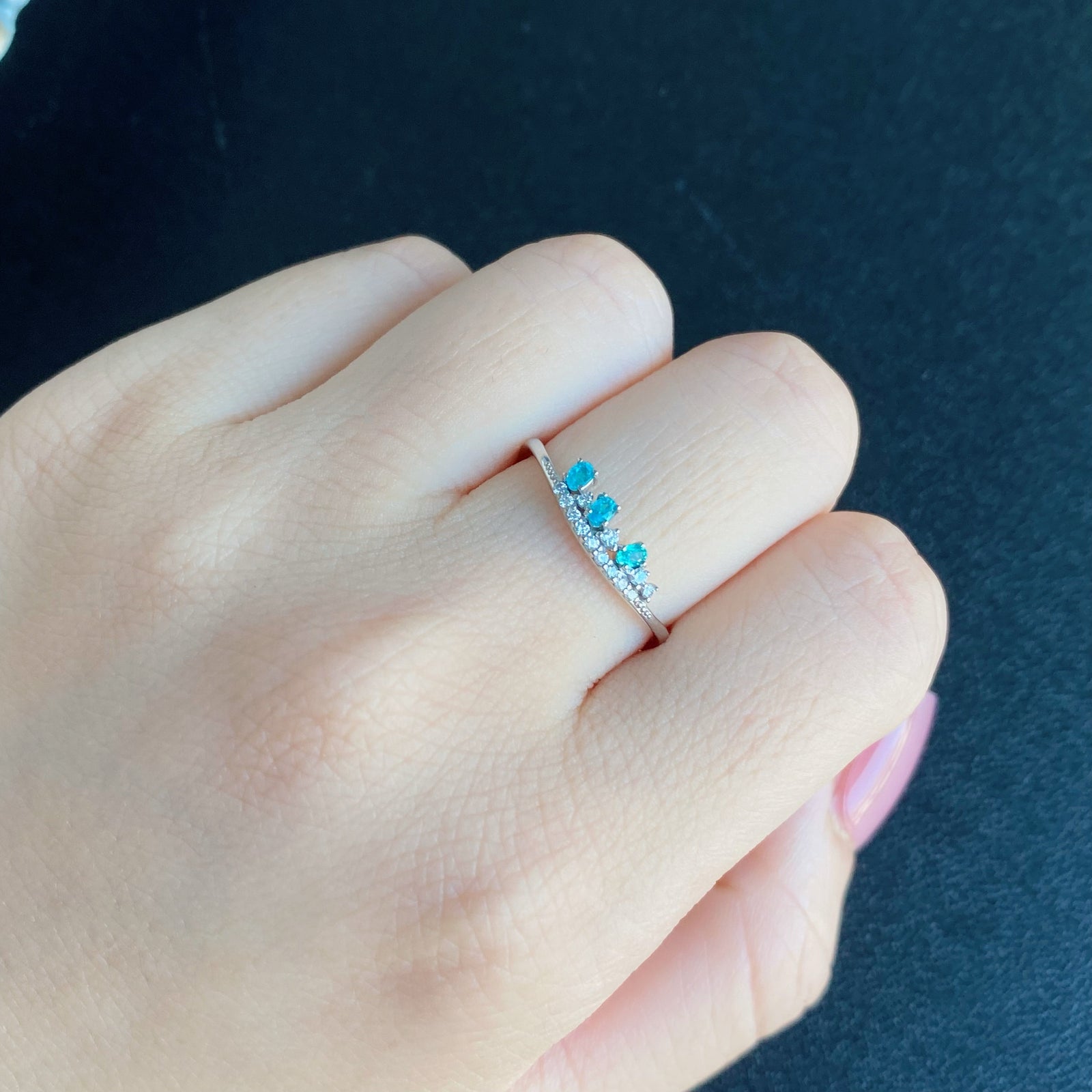 お値下げ】天然パライバトルマリン 天然ダイヤモンド リング – Mico宝飾店