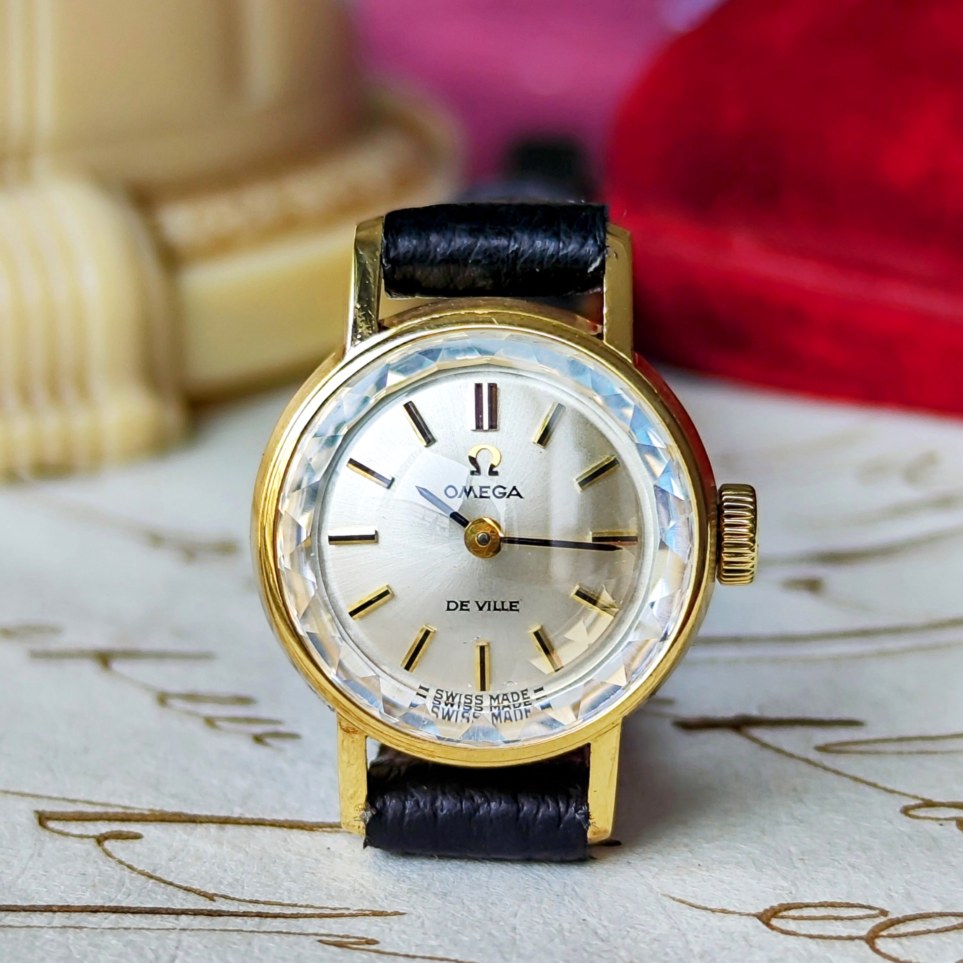 【OH済み 美品】OMEGA オメガ De Vil
デビル 18金無垢 手巻き 腕時計