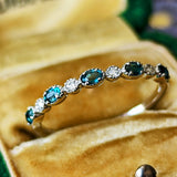 【初期の頃のルース】天然グランディディエライト 天然ダイヤモンド プラチナリング