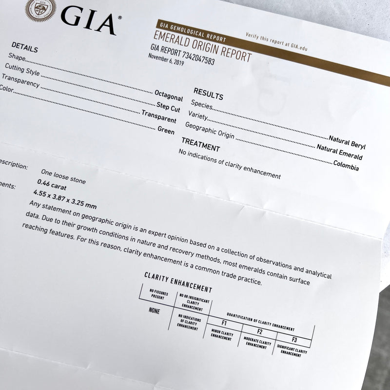 【ノンオイル コロンビア産】天然エメラルド 天然ダイヤモンド ネックレス