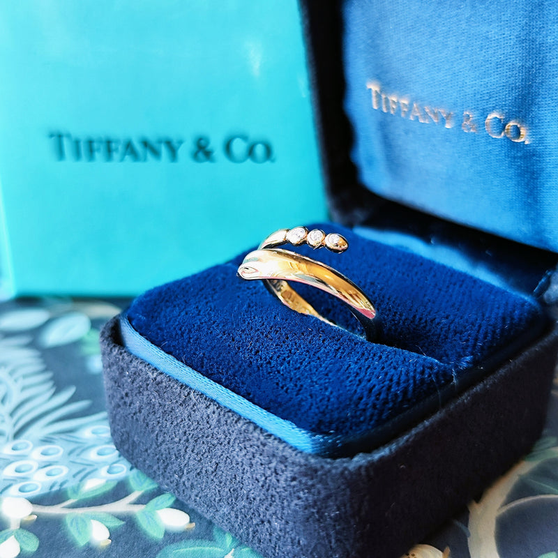 TIFFANY &Co ティファニー スネークリング ダイヤモンド リング