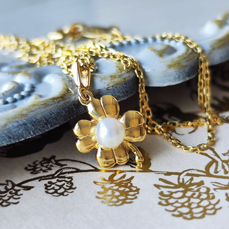 MIKIMOTO ミキモト あこや真珠 クローバー ネックレス