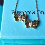 TIFFANY &Co ティファニー バタフライ ダイヤモンド ネックレス