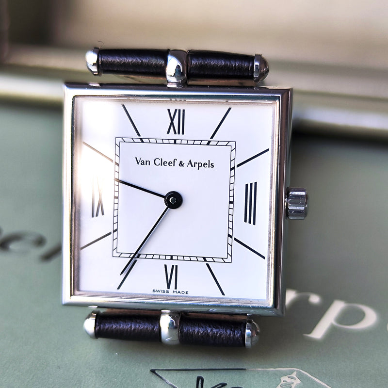 【ボーイズ OH済み】Van Cleef & Arpels ヴァンクリーフ&アーペル クラシックカレ クォーツ