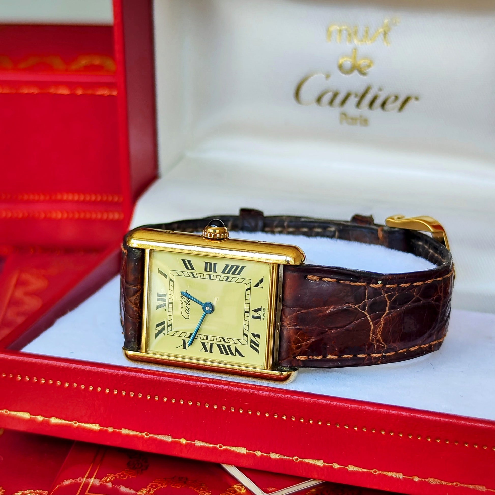 Cartier カルティエ マストタンク LM クォーツ腕時計