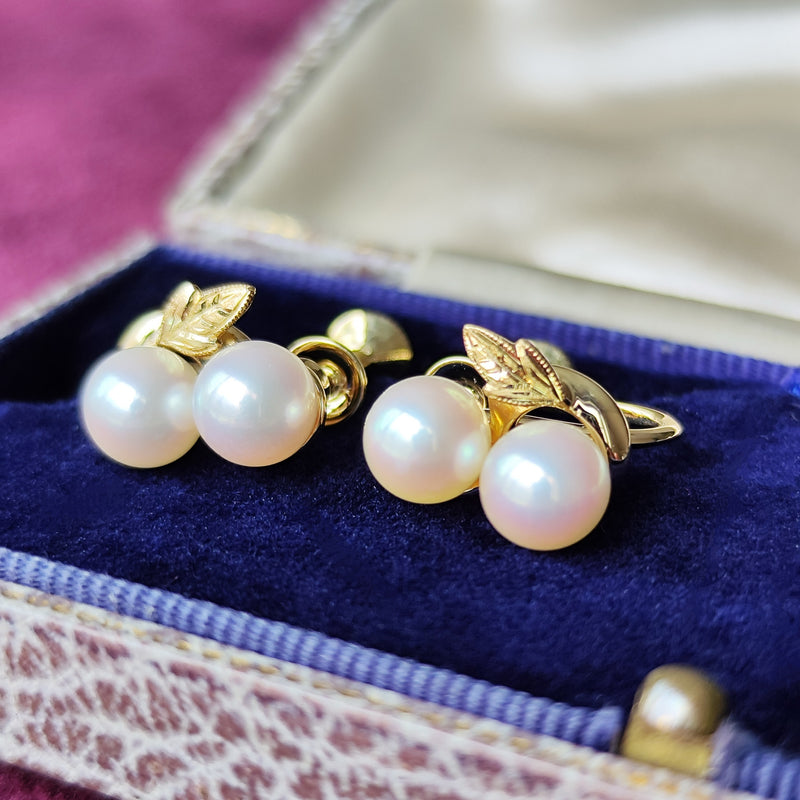（お得な特別割引価格） MIKIMOTO ミキモト ヴィンテージ イヤリング – Mico宝飾店 イヤリング、ピアス