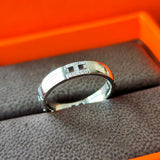 HERMES エルメス ヘラクレス ダイヤモンドリング 18金WG 7号