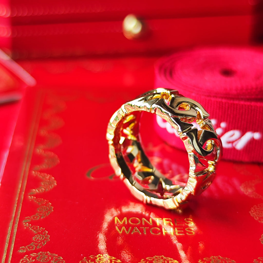 Cartier カルティエ アントルラセ 18金YG 52