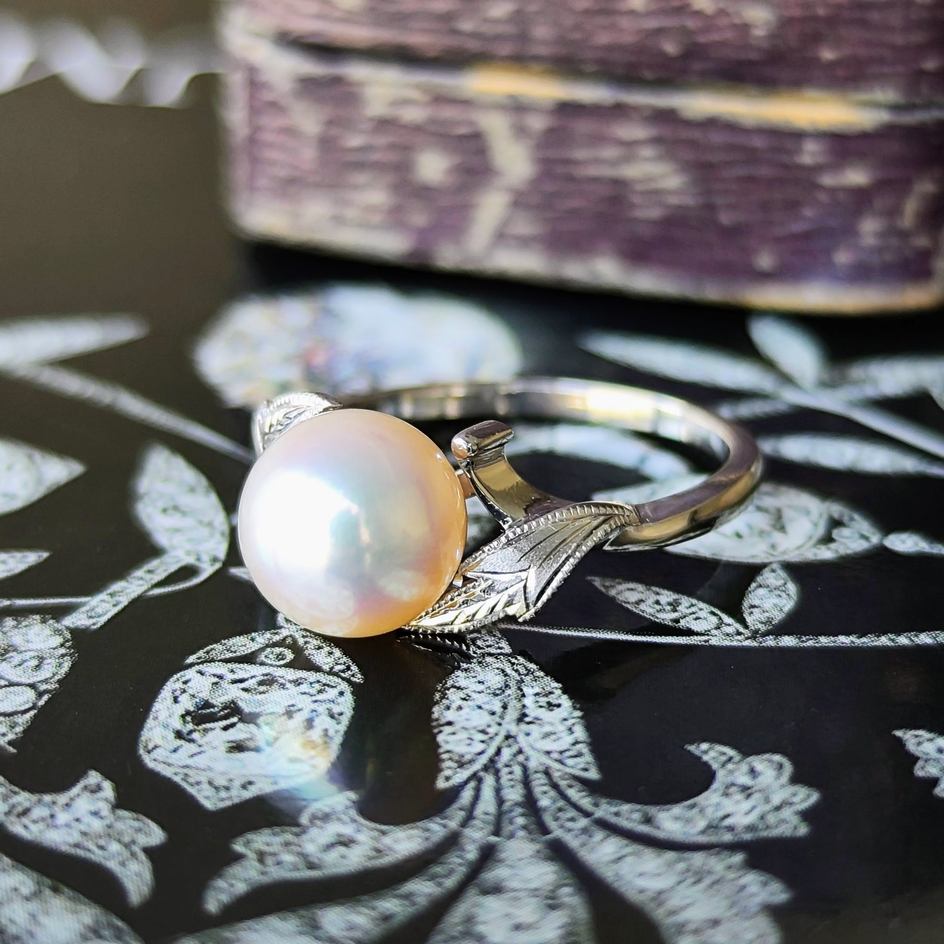 MIKIMOTO ミキモト あこや真珠 プラチナリング