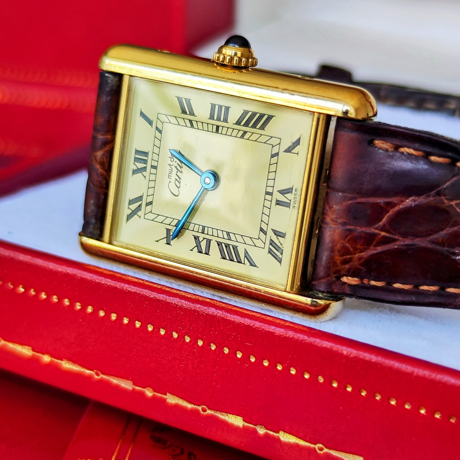 Cartier カルティエ マストタンク LM クォーツ腕時計