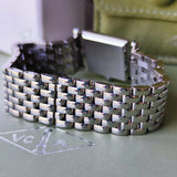 Van Cleef & Arpels ヴァンクリーフ&アーペル クラシックカレ ブルーグリーンシェル文字盤 ダイヤモンド クォーツ腕時計