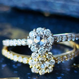 【ローズカット】天然ダイヤモンド 0.30ct 18金リング