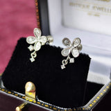 TASAKI 田崎真珠 天然ダイヤモンド イヤリング 18金WG