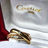 Cartier カルティエ トリニティ ダイヤモンド 18金 9号