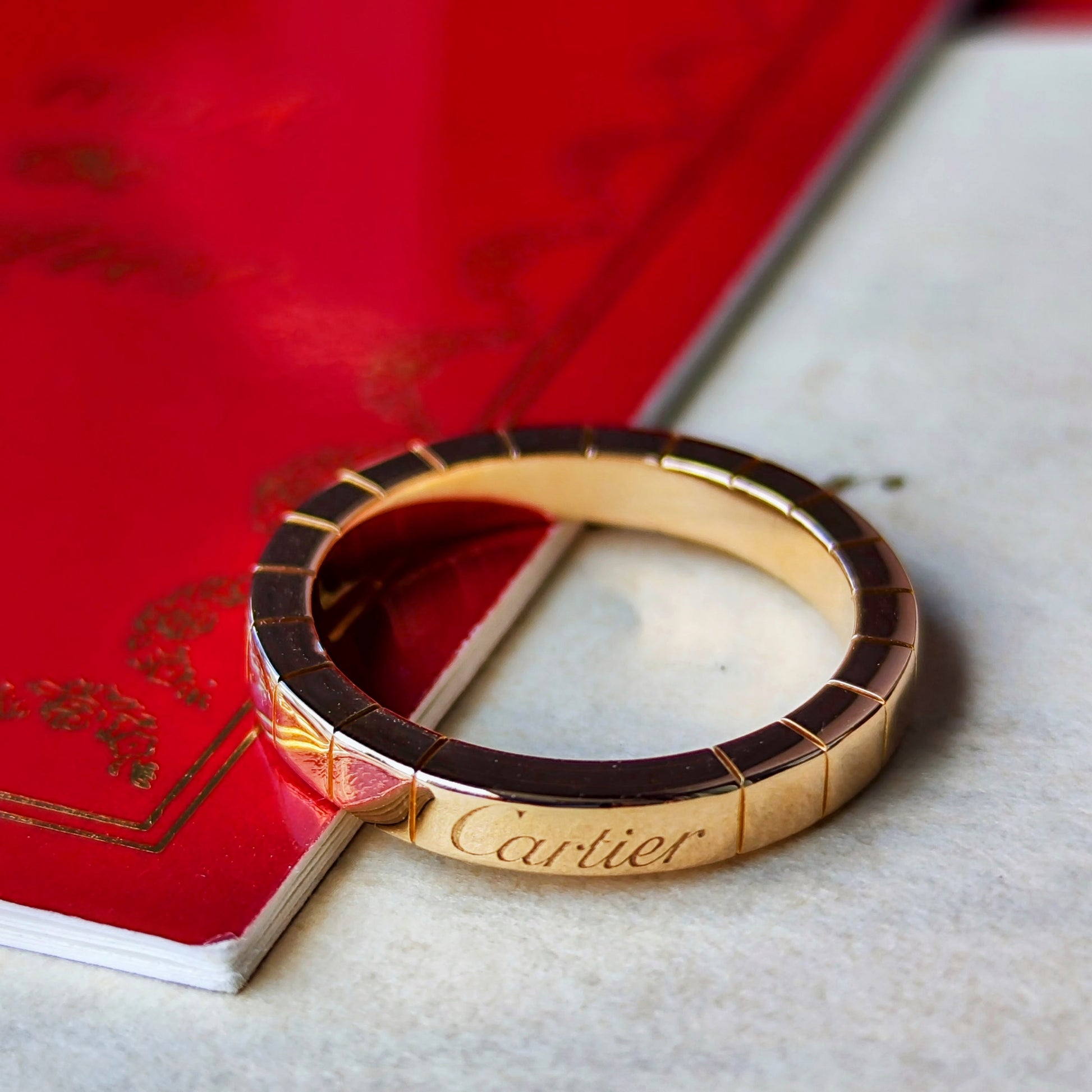 Cartier カルティエ ラニエール 18金PG 54