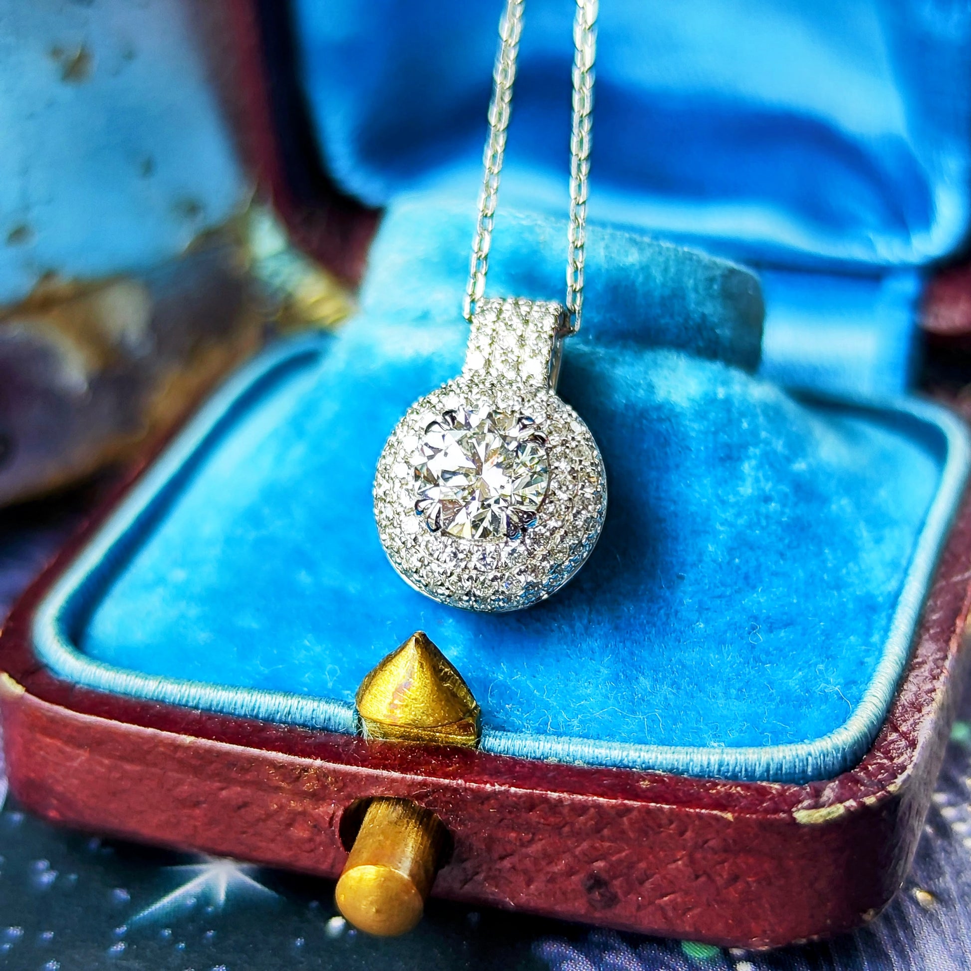 【インターナリーフローレス】天然ダイヤモンド 0.51ct Dカラー 3EX ネックレス