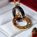 Cartier カルティエ  ベビーラブ セラミック ダイヤモンド ブレスレット 18金PG