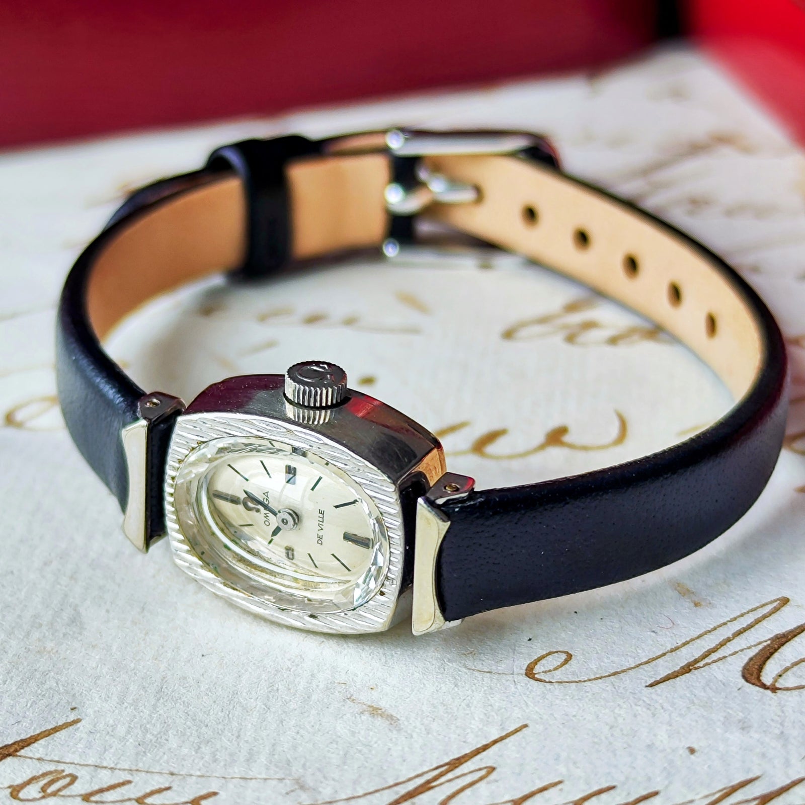 OH済み】OMEGA オメガ DE VILLE デビル トノー型 手巻き 腕時計 – Mico