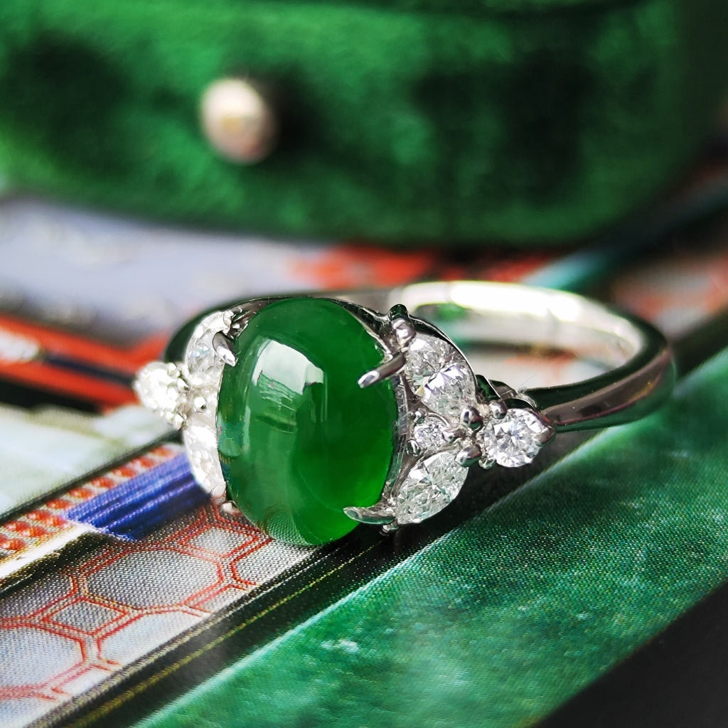 天然翡翠 天然ダイヤモンド