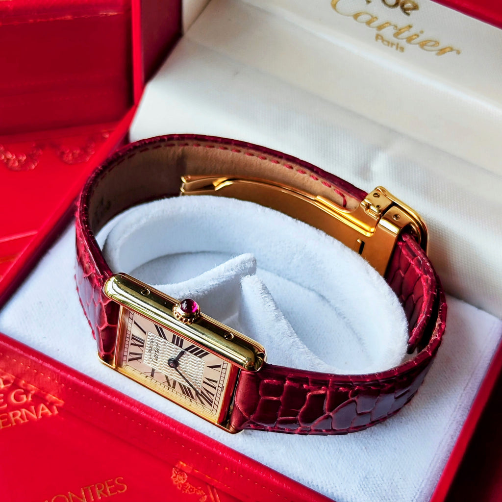 【Cartier 150周年 1847本限定モデル】
カルティエ マストタンク LM クォーツ腕時計
