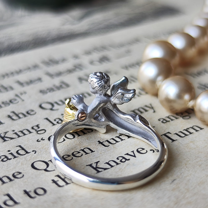 K18 本真珠 天使の指輪 エンジェルリング - アクセサリー