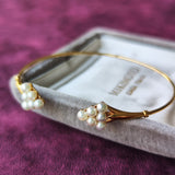 MIKIMOTO ミキモト ベビーパール 18金バングル