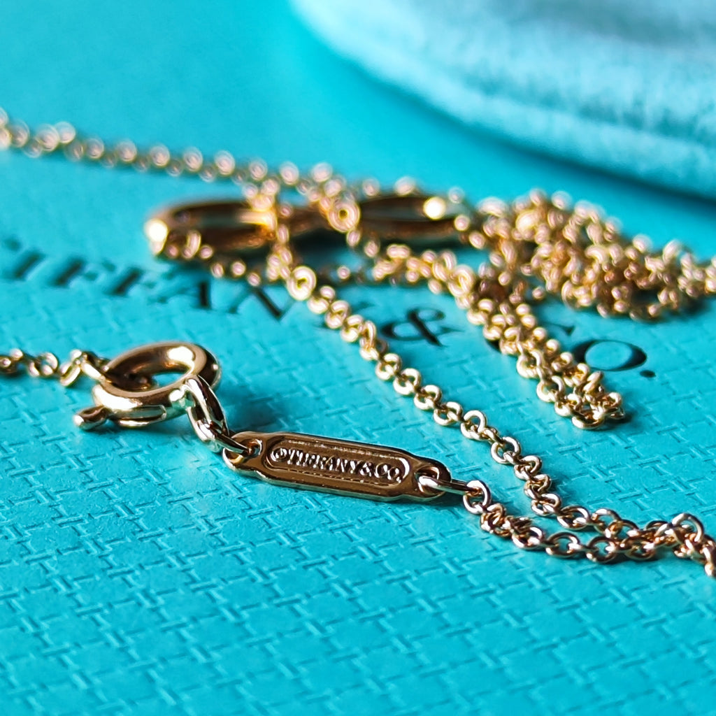 TIFFANY＆Co. ティファニー インフィニティ ミニ ネックレス 18金PG