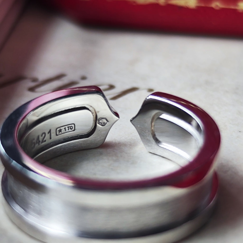 【廃盤 Cartier 】カルティエ 2C（デューブル・シー）18金WG