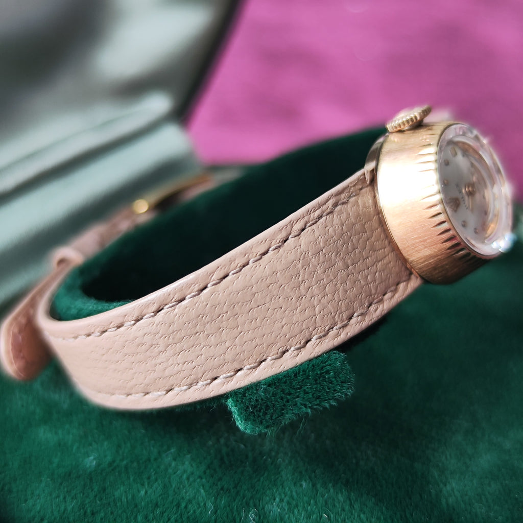 【ROLEX CHAMELEON】ロレックス カメレオン 18金無垢 手巻き腕時計 OH済み