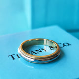 TIFFANY&Co ティファニー ミルグレインリング 14号