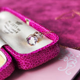 天然モルガナイト 天然ダイヤモンド ネックレス