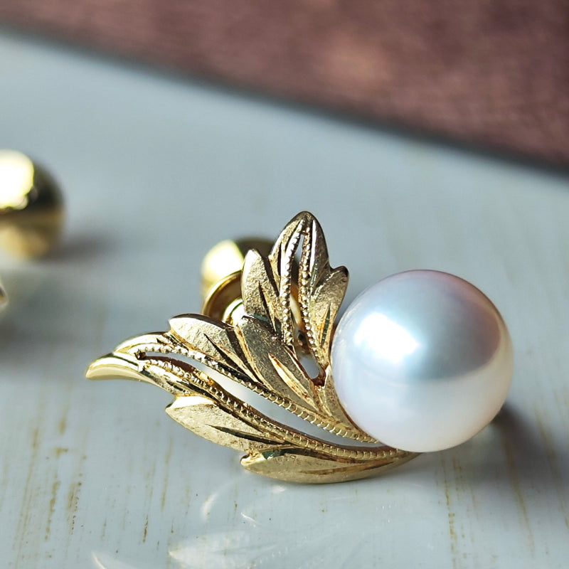 ヴィンテージあこや真珠イヤリング MIKIMOTO ミキモト あこや真珠 ヴィンテージ イヤリング – Mico