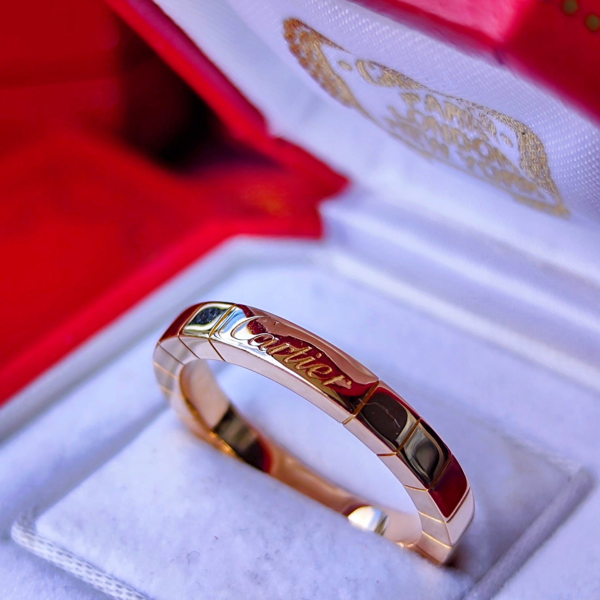 Cartier カルティエ ラニエール 18金PG 54