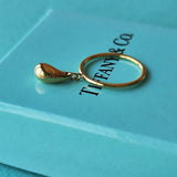 TIFFANY &Co ティファニー ティアドロップリング 18金YG 8号