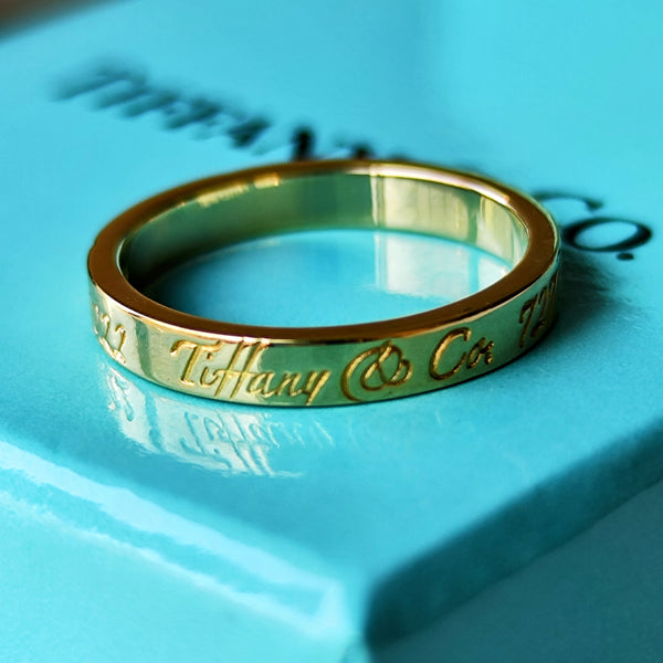 TIFFANY＆Co. ティファニー ノーツナローリング