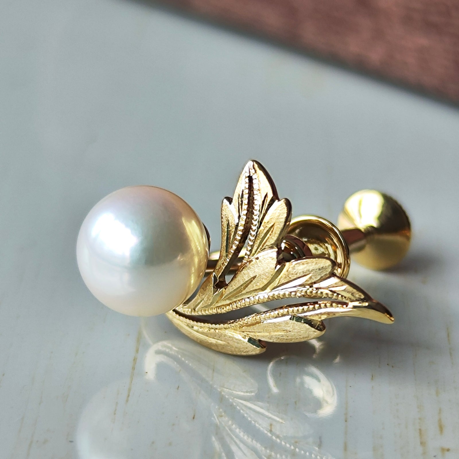 MIKIMOTO　ミキモト　ヴィンテージ　あこや真珠　ブローチ　ジュエリー ミキモト新作ハイジュエリー、“羽根”をモチーフにしたパール