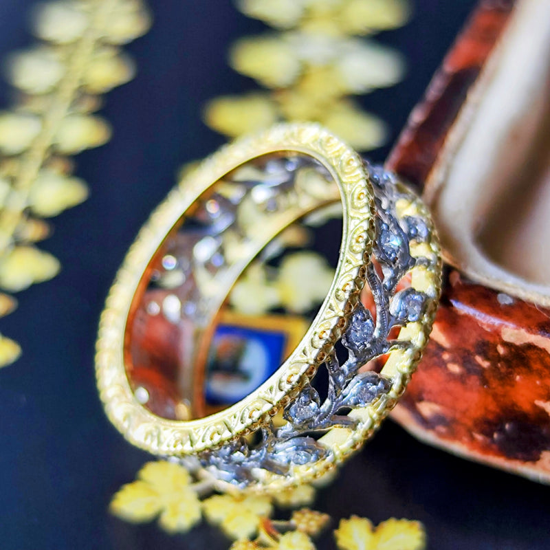 フィレンツェ彫り】天然ダイヤモンド リング – Mico宝飾店