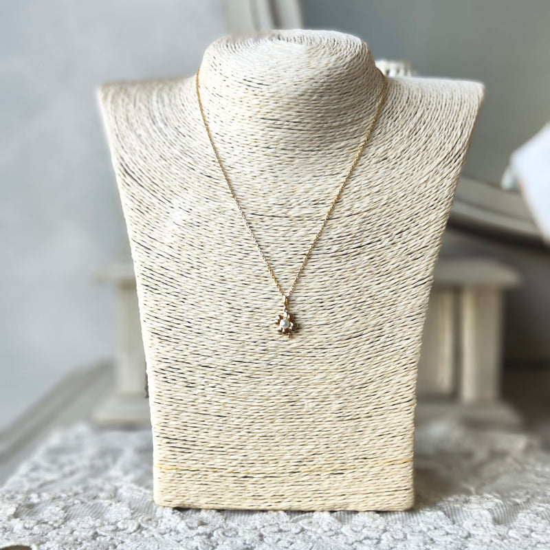 MIKIMOTO ミキモト あこや真珠 クローバー ネックレス