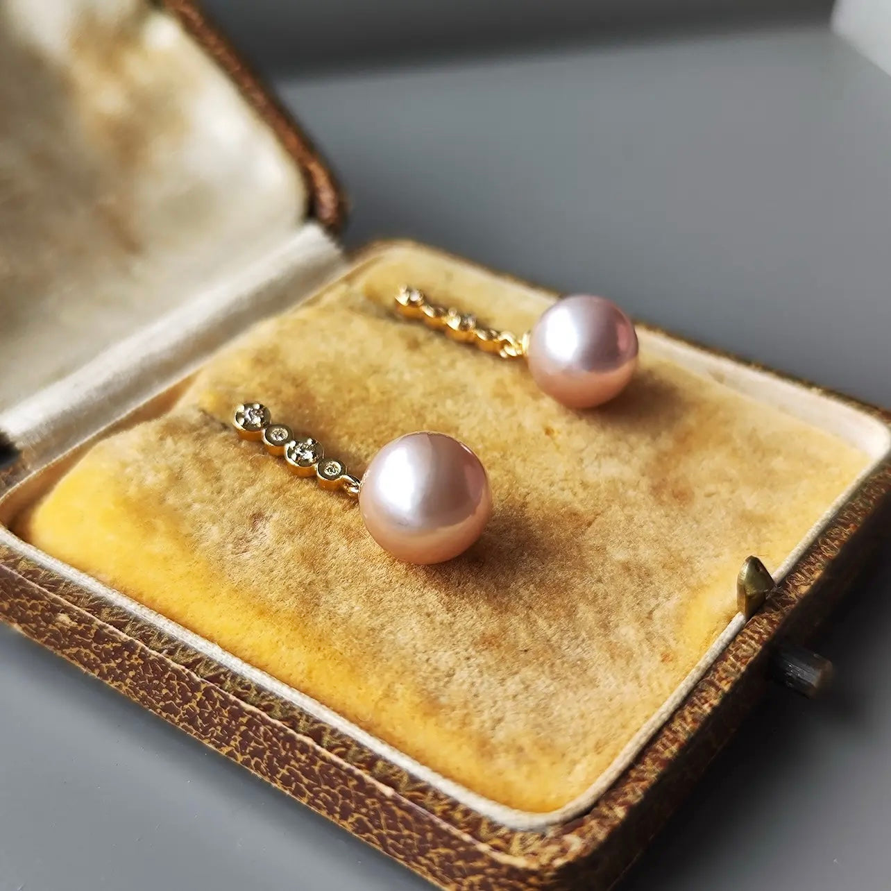【さくらパール 】溢れ桜 18金ピアス