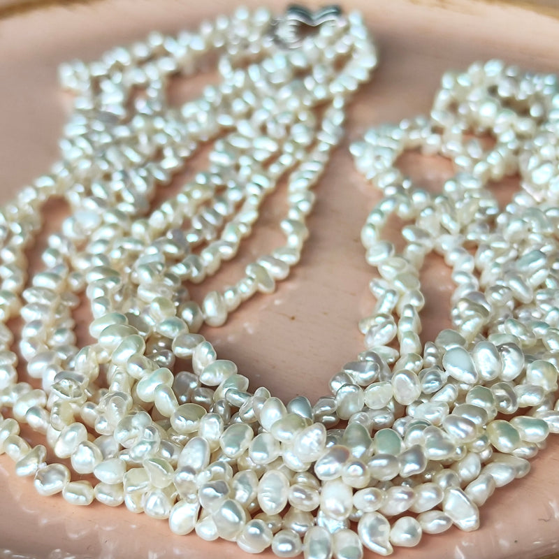 TASAKI 田崎真珠 淡水真珠 5連ネックレス